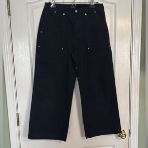 Wide Leg Black Pants